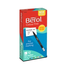 Berol® Colourfine Pens - Pack of 12